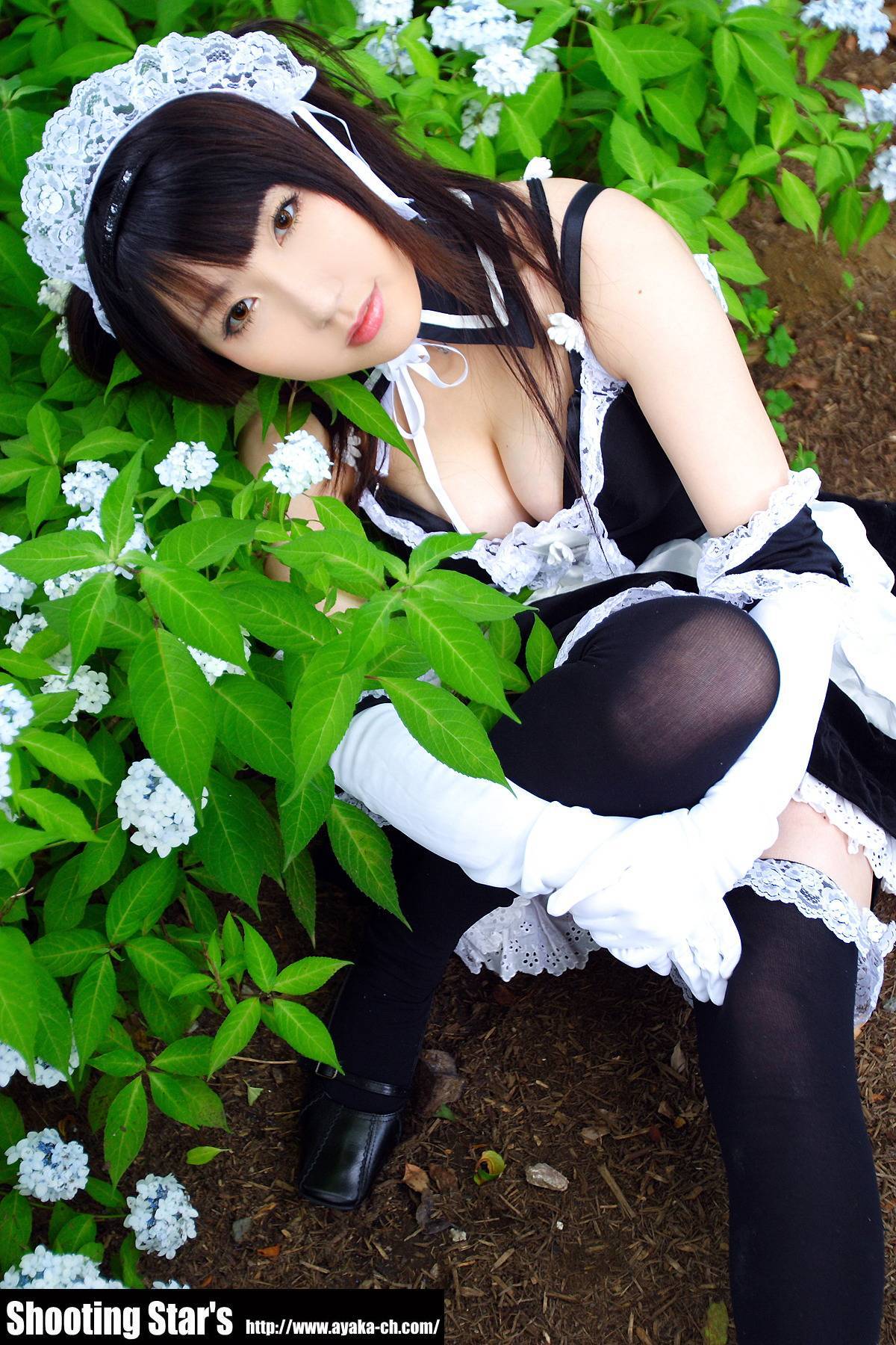 [Cosplay]  Sexy Maid with big boobs